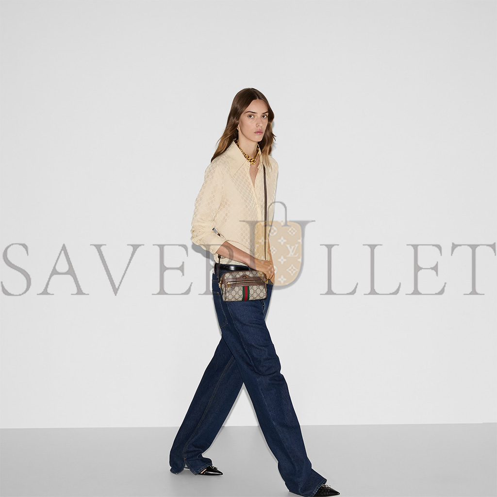 GUCCI OPHIDIA GG SUPREME MINI BAG 517350 (17.5*12*5.5cm) GUCCI OPHIDIA GG SUPREME MINI BAG 517350 (17.5*12*5.5cm)